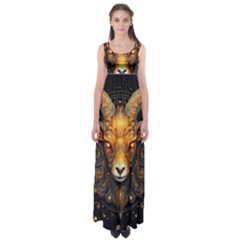 Aries Star Sign Empire Waist Maxi Dress by Bangk1t