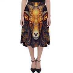 Aries Star Sign Classic Midi Skirt by Bangk1t