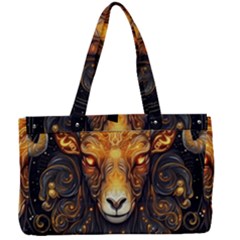 Aries Star Sign Canvas Work Bag by Bangk1t