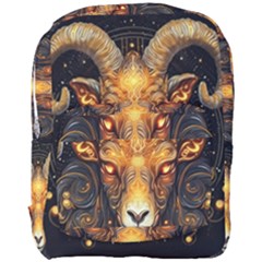 Aries Star Sign Full Print Backpack by Bangk1t