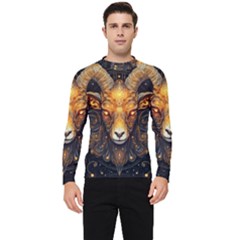 Aries Star Sign Men s Long Sleeve Rash Guard by Bangk1t