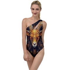 Aries Star Sign To One Side Swimsuit by Bangk1t