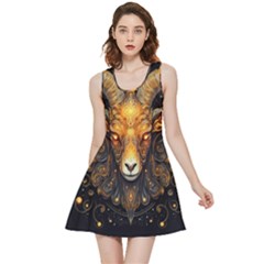 Aries Star Sign Inside Out Reversible Sleeveless Dress by Bangk1t