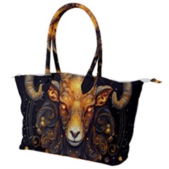 Aries Star Sign Canvas Shoulder Bag by Bangk1t