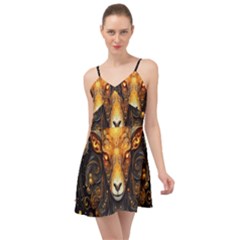 Aries Star Sign Summer Time Chiffon Dress by Bangk1t