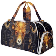 Aries Star Sign Burner Gym Duffel Bag by Bangk1t