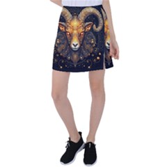 Aries Star Sign Tennis Skirt by Bangk1t