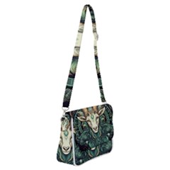 Capricorn Star Sign Shoulder Bag With Back Zipper by Bangk1t