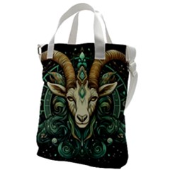 Capricorn Star Sign Canvas Messenger Bag