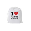 I love lemon juice Drawstring Pouch (Medium) View2