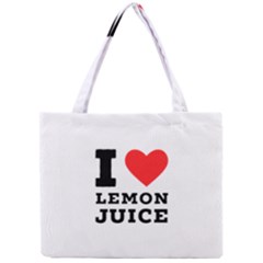 I Love Lemon Juice Mini Tote Bag by ilovewhateva