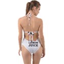 I love lemon juice Halter Cut-Out One Piece Swimsuit View2