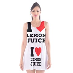 I Love Lemon Juice Scoop Neck Skater Dress by ilovewhateva