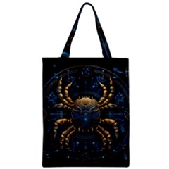 Cancer Star Sign Astrology Zipper Classic Tote Bag by Bangk1t