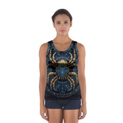 Cancer Star Sign Astrology Sport Tank Top  by Bangk1t