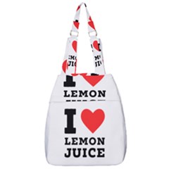 I Love Lemon Juice Center Zip Backpack by ilovewhateva