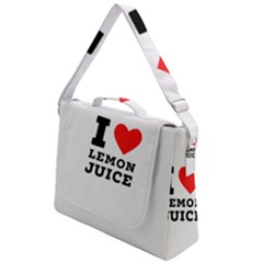 I Love Lemon Juice Box Up Messenger Bag by ilovewhateva