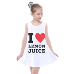 I Love Lemon Juice Kids  Summer Dress by ilovewhateva