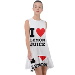 I Love Lemon Juice Frill Swing Dress by ilovewhateva