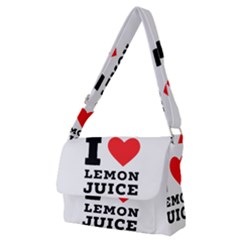 I Love Lemon Juice Full Print Messenger Bag (m) by ilovewhateva