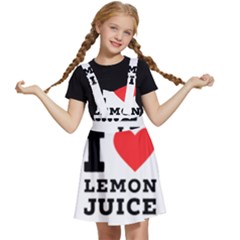 I Love Lemon Juice Kids  Apron Dress by ilovewhateva