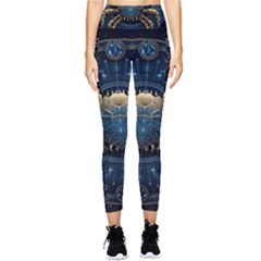 Cancer Star Sign Astrology Pocket Leggings  by Bangk1t