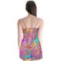 Geometric Abstract Colorful Satin Pajamas Set View2