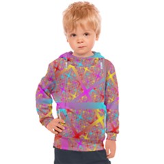 Geometric Abstract Colorful Kids  Hooded Pullover by Bangk1t