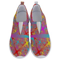 Geometric Abstract Colorful No Lace Lightweight Shoes