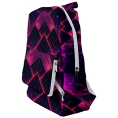 Synthwave City Retrowave Wave Travelers  Backpack by Bangk1t