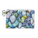 Stones Gems Multi Colored Rocks Canvas Cosmetic Bag (Large) View1