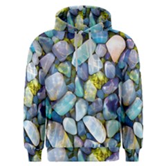 Stones Gems Multi Colored Rocks Men s Overhead Hoodie by Bangk1t