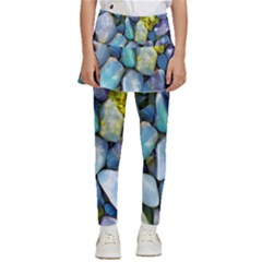 Stones Gems Multi Colored Rocks Kids  Skirted Pants by Bangk1t