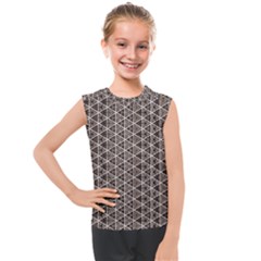 Structure Pattern Texture Hive Kids  Mesh Tank Top by Bangk1t