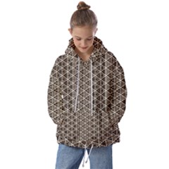 Structure Pattern Texture Hive Kids  Oversized Hoodie by Bangk1t