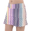 Triangle Stripes Texture Pattern Classic Tennis Skirt View1