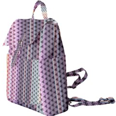 Triangle Stripes Texture Pattern Buckle Everyday Backpack by Bangk1t