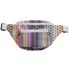 Triangle Stripes Texture Pattern Fanny Pack by Bangk1t