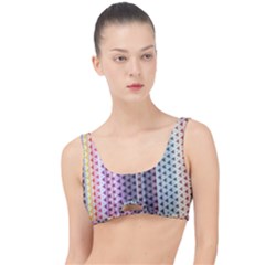 Triangle Stripes Texture Pattern The Little Details Bikini Top by Bangk1t