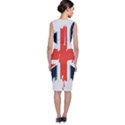 Union Jack England Uk United Kingdom London Sleeveless Velvet Midi Dress View2