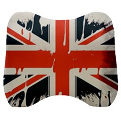 Union Jack England Uk United Kingdom London Velour Head Support Cushion by Bangk1t