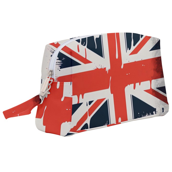 Union Jack England Uk United Kingdom London Wristlet Pouch Bag (Large)