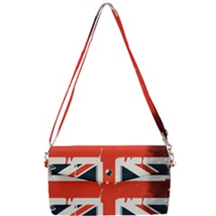 Union Jack England Uk United Kingdom London Removable Strap Clutch Bag by Bangk1t