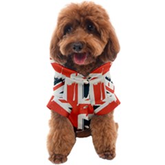 Union Jack England Uk United Kingdom London Dog Coat by Bangk1t