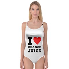 I Love Orange Juice Camisole Leotard  by ilovewhateva