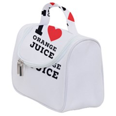 I Love Orange Juice Satchel Handbag by ilovewhateva