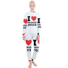 I Love Orange Juice Women s Lounge Set by ilovewhateva