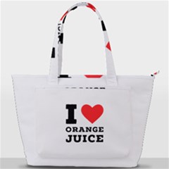 I Love Orange Juice Back Pocket Shoulder Bag  by ilovewhateva