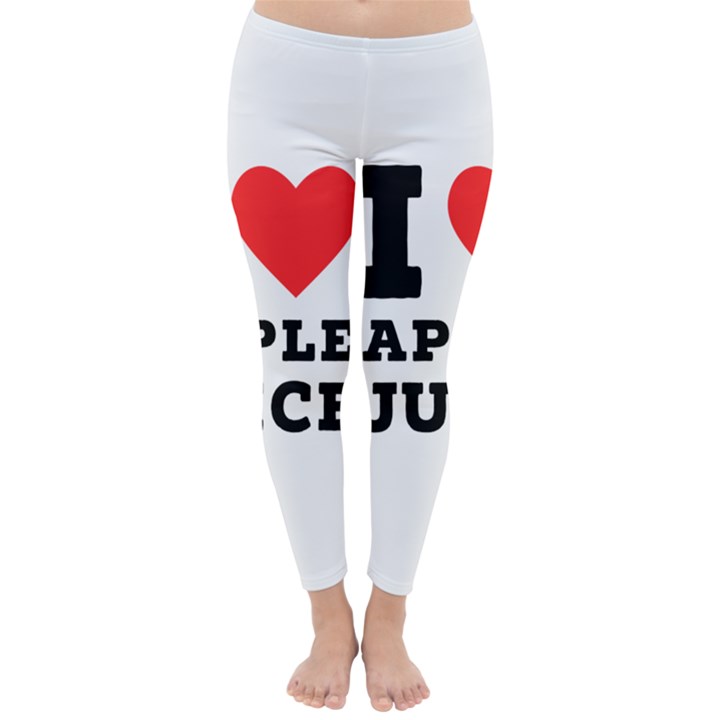 I love Apple juice Classic Winter Leggings