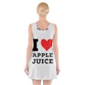 I love Apple juice V-Neck Sleeveless Dress View2